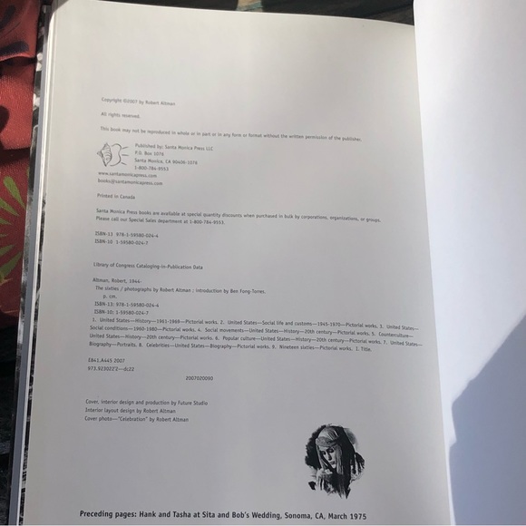 The Sixties by Robert Altman Hardcover Photographs Book - Picture 12 of 12